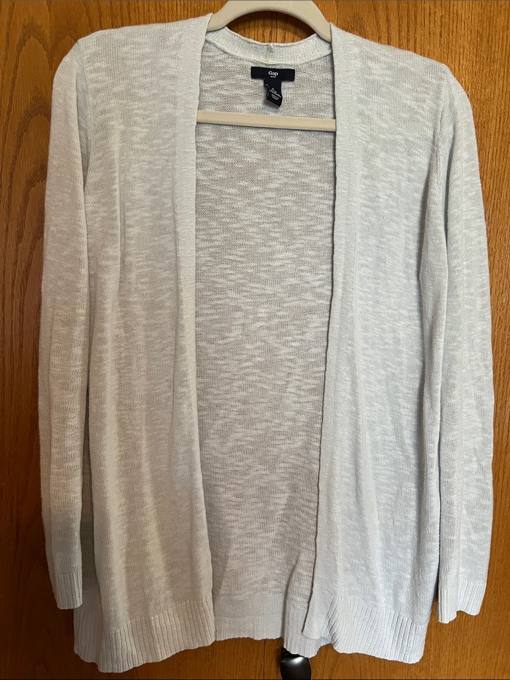 GAP Open-Front Lightweight Cardigan - Light Blue